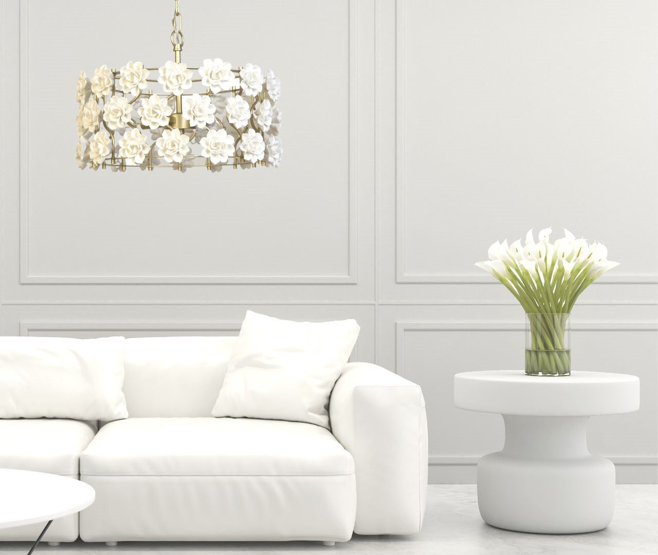 flower chandelier, flower light fixture, flower ceiling light