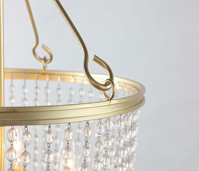 Florence Chandelier in Champagne Gold