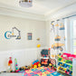 kids playroom, boys bedroom, construction ceiling light, kids lighting