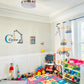 construction ceiling light, kids construction lighting, kids playroom, boys bedroom