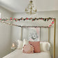 Gold chandelier with crystals, gold chandelier in bedroom