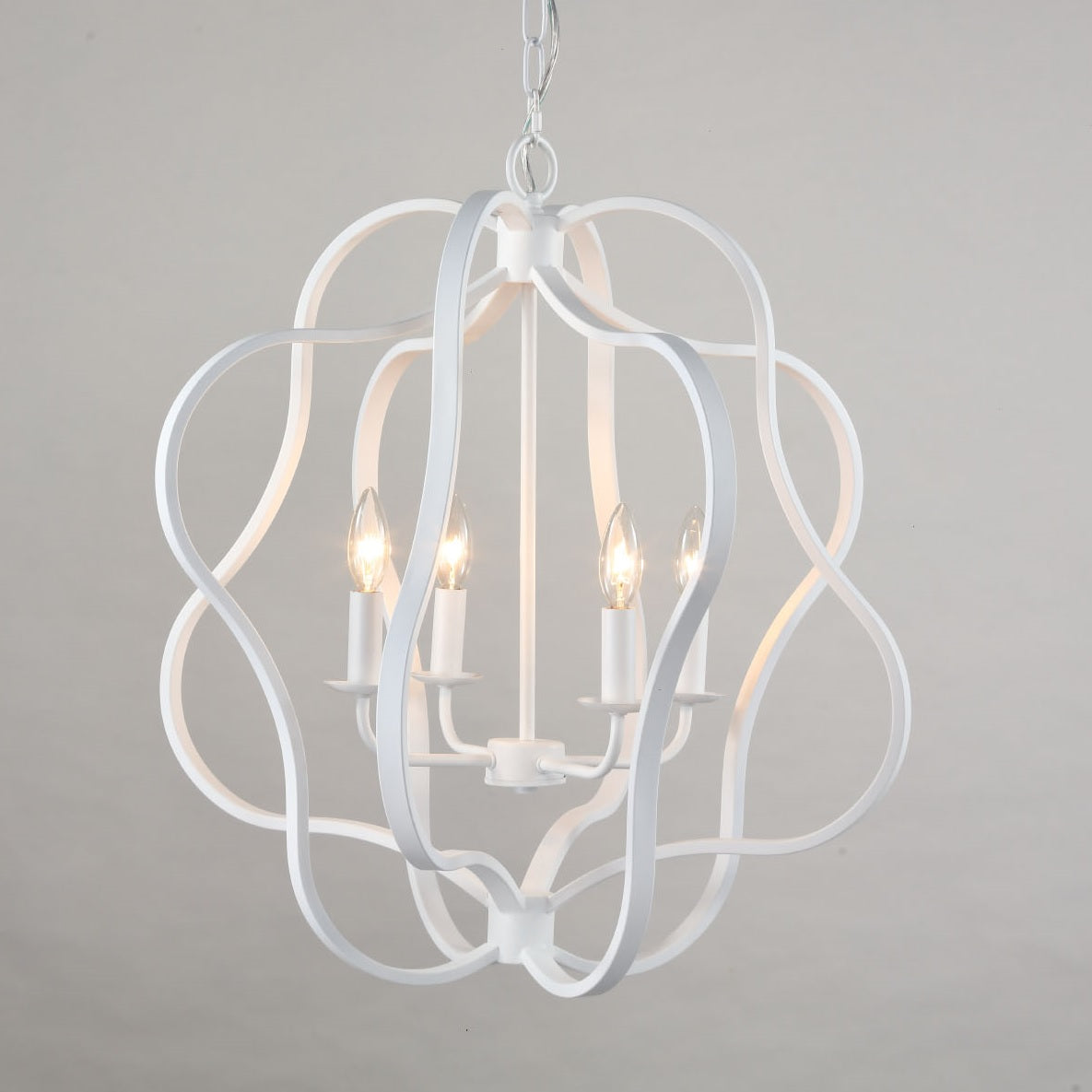 white chandelier, geometric chandelier, white ceiling light, white light fixture