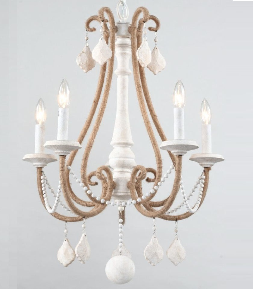 Boho chandelier, coastal chandelier, organic chandelier