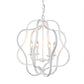 white chandelier, geometric chandelier, white ceiling light, white light fixture