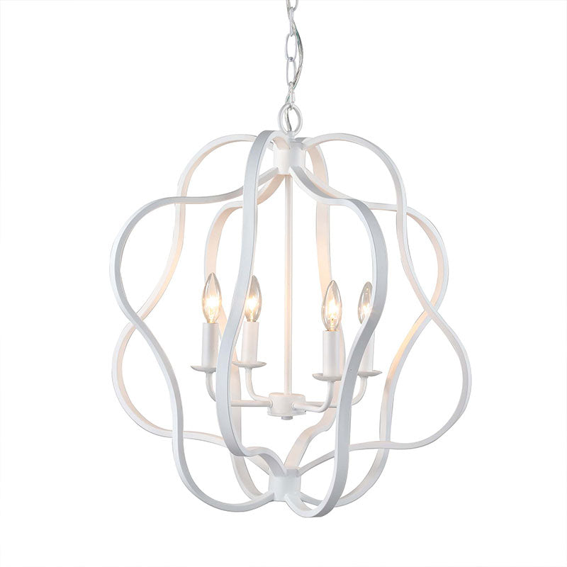 white chandelier, geometric chandelier, white ceiling light, white light fixture