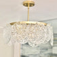 glass chandelier, gold chandelier, glass ceiling light, bathroom light fixure, trending light fixture