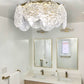 glass chandelier, gold chandelier, glass ceiling light, bathroom light fixure, trending light fixture, bathroom lighting