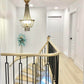 foyer chandelier,antique gold Chandelier, iron & wood chandelier, staircase chandelier