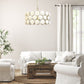living room light, flower & gold chandelier, 
