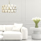 flower chandelier, flower light fixture, flower ceiling light
