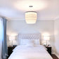 Roxy Fringe chandelier Light Chrome, Bedroom Light Fixtures, Nursery Light Fixtures , Chandeliers For Girl Bedrooms