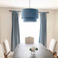 Dining Room Light fixtures Canada, Double drum light, Velvet lighting fixture, pendent lighting