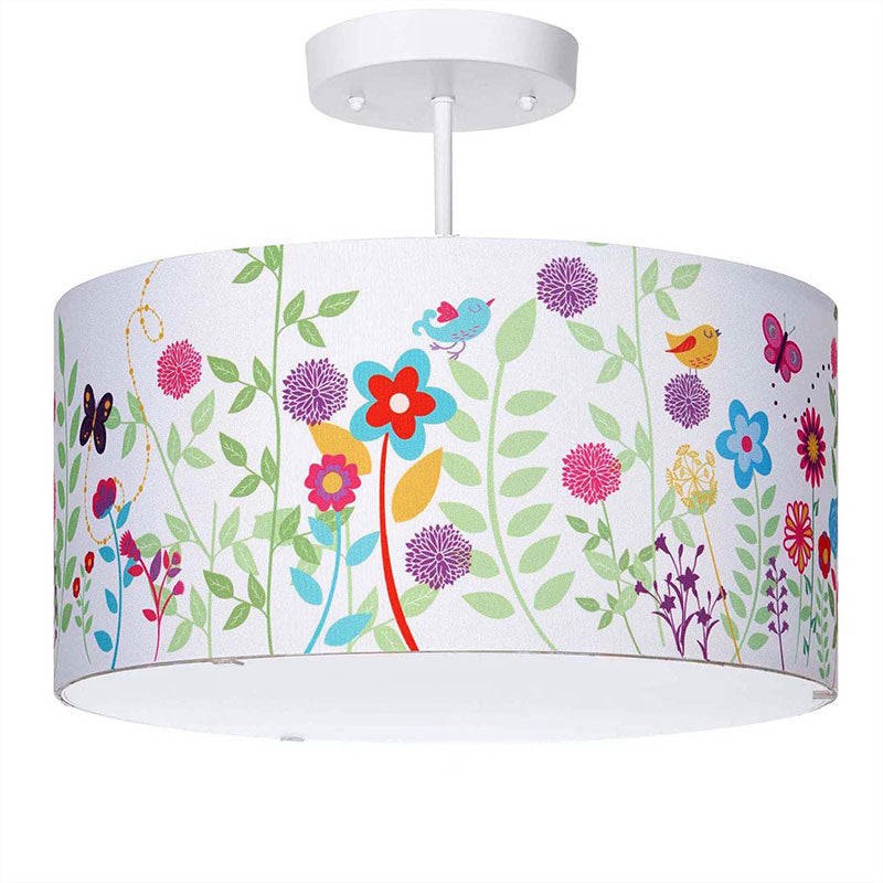 flowers ceiling light, girls bedroom light, kids lighting, childrens light, girls lighting