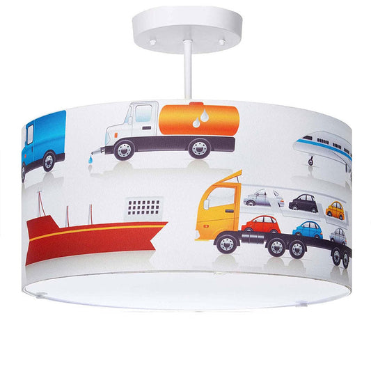 Transportation Light Fixture, childrens lights, boys lamps, Boys room Lighting, kids lighting, 