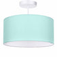 turquoise ceiling light, turquoise light fxture, turquoise drum light, girls bedroom light, nursery lighting
