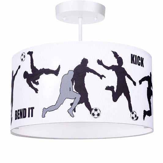 soccer ceiling light, soccer light fixture, sports light, kids lighting, childrens lights