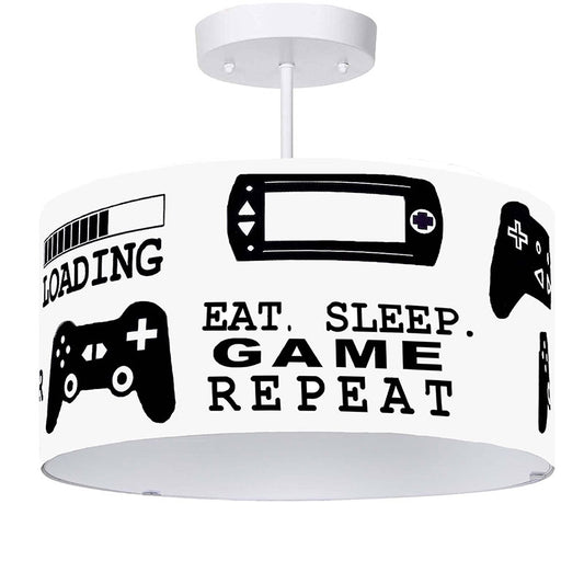 gamer light fixutre, gamer ceiling light, gamer lighting, gamer light, kids lighting, childrens light