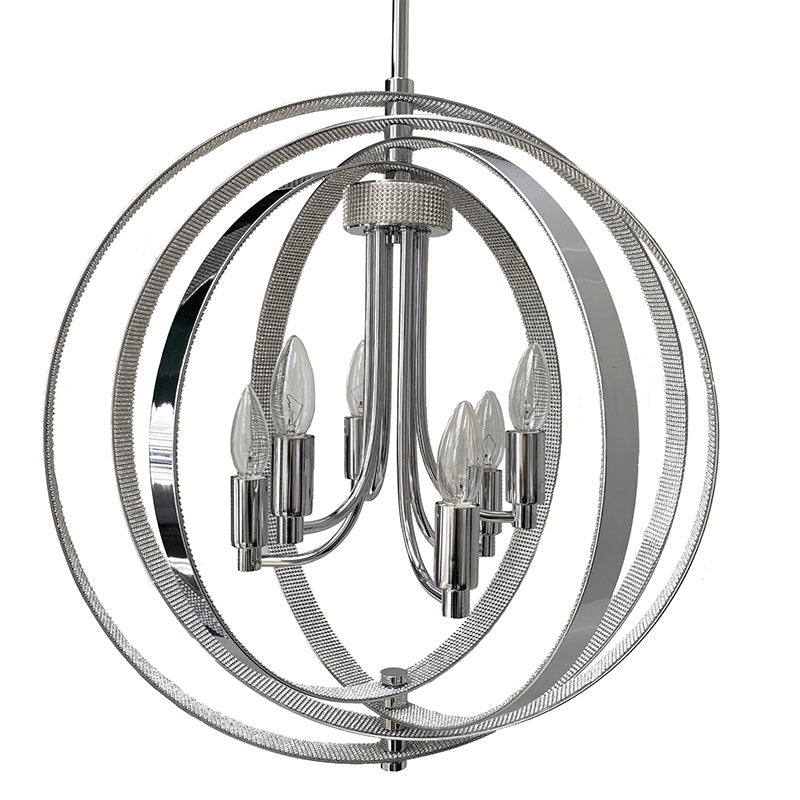 chrome chandelier, globe chandelier, rhinestone chandelier, luxury chandelier