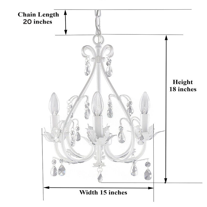 Sophia Crystal Chandelier, Purple Crystals