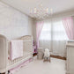 nursery chandelier, modern crystal ceiling light, chandelier for girls room, childrens lights