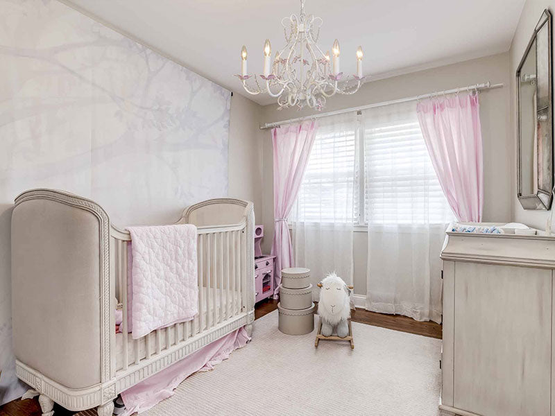 nursery chandelier, modern crystal ceiling light, chandelier for girls room, childrens lights