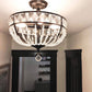 hallway entry lights, crystal entryway light, black entry way light, black and crystal hallway lights