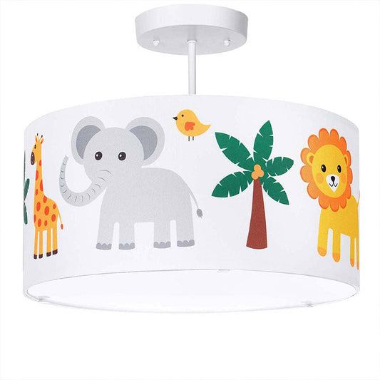 Jungle Animals ceiling light, safari light fixture, animals light, kids light, nursery light