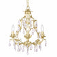 gold chandelier, gold frame chandelier with crystals, kids chandelier, nursery chandelier