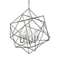 Geometric chandelier, chrome chandelier, modern chandelier, trending chandelier