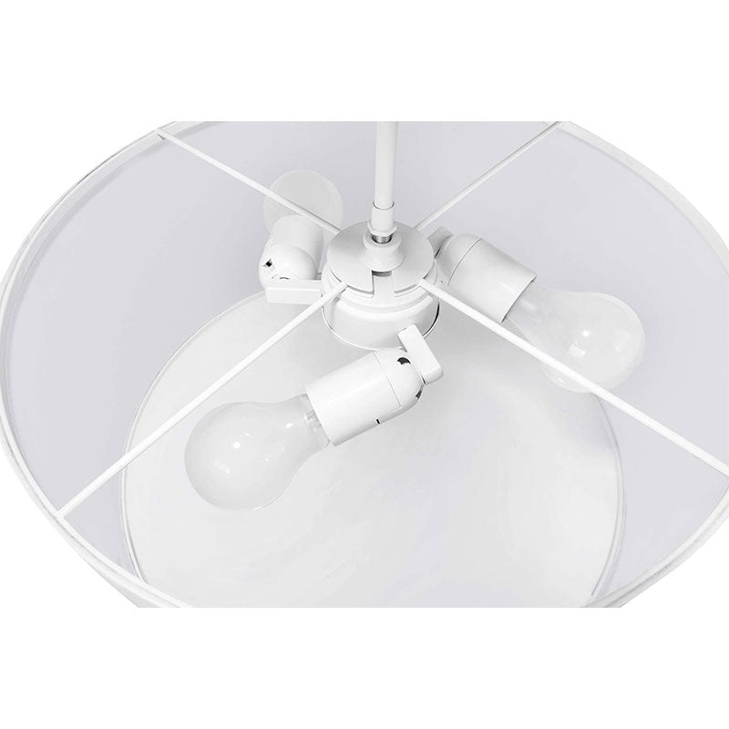 kids room ceiling light, drum light, 3 bulb light, 