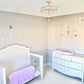 nursery ceiling light, princess chandelier,kids bedroom light, childrens lights, 