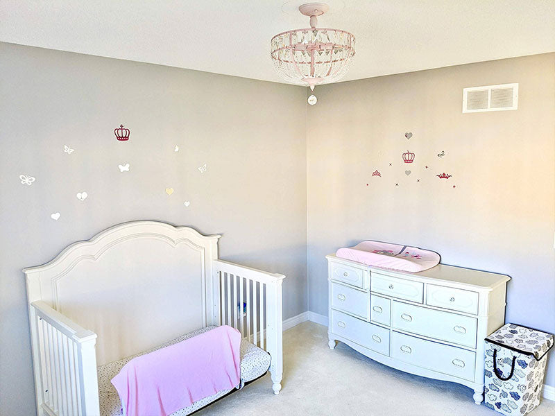 nursery ceiling light, princess chandelier,kids bedroom light, childrens lights, 