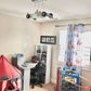 Kids bedroom with car chandelier, kids playroom with race car light