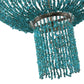 turquoise stone chandeier, large chandelier, 8 bulb chandelier 