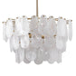 luxury chandelier, Modern Chandelier , Water Glass lighting, gold and glass lighting, Glass chandelier